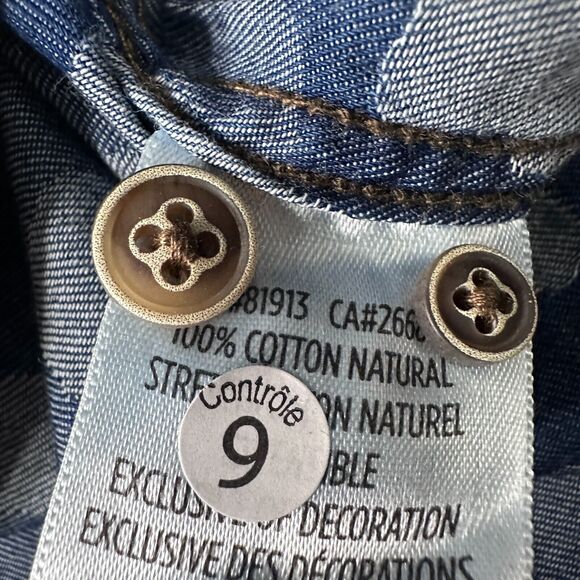 Robert Graham Romero Button Shirt Men’s Large Indigo Blue Camo Tailored Fit New - Picture 9 of 12